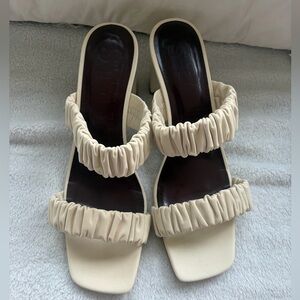 Staud Cream Women's Sandals